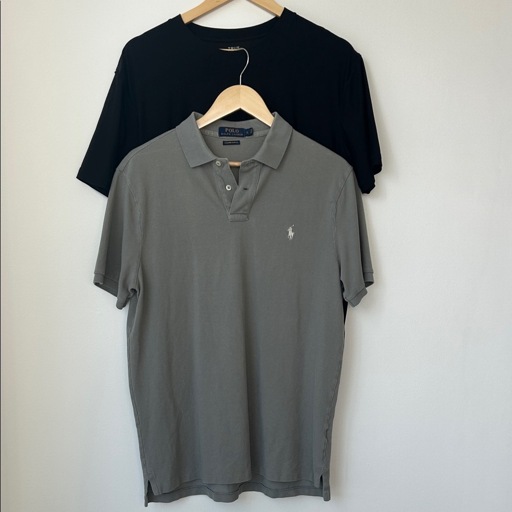 Polo by Ralph Lauren Classic Gray Polo Shirt